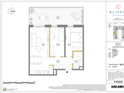 Mieszkanie, 56,31 m², 3 pokoje, parter, oferta nr 32