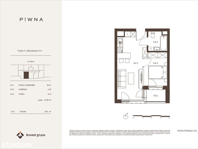 PIWNA 21- mieszkanie 5.6