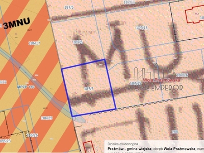 Działka usługowa Wola Prażmowska