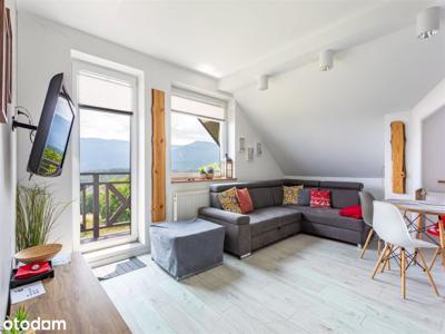 Apartament z widokiem na Karkonosze i dwoma balkon