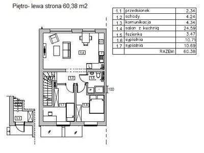 Mieszkanie na piętrze, ogródek, parking(kredyt 2%)