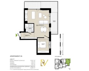 Eco Apartament blisko morza 49,22m2.