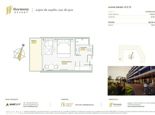 Harmony Resort | apartament 1-pok. | H.3.12