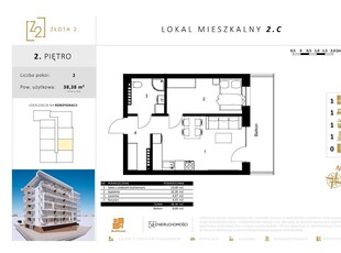 Złota 2 | 2C - 38,38 m2