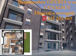 3-pokojowe mieszkanie 58m2 + balkon Bezpośrednio