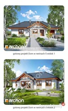 Gotowy projekt domu w nerinach 5, 90 M2 + garaż