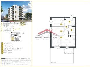 Mieszkanie, 61,40 m², Legionowo