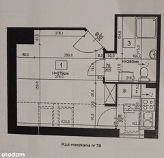 Mieszkanie 3-pok; 46,50m2 Al. Wojska Polskiego