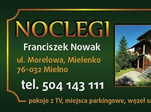 Noclegi nad morzem Mielno Mielenko