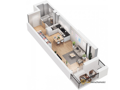 Mieszkanie na sprzedaż 40,81 m², piętro 1, oferta nr 795627