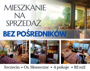 Mieszkanie 4 pokoje, 82 m², Szczecin Os. Słoneczne