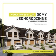 Nowoczesne domy jednorodzinne w zabudowie szeregowej w Brusach