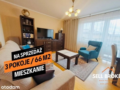 3 - pokojowe mieszkanie 66 m2! ul. Budowlana