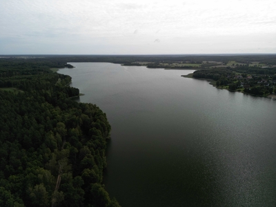 Działka rolna przy samym lesie, blisko jezioro