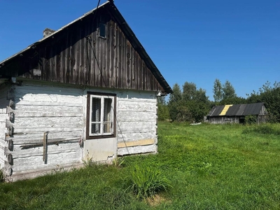 Działka siedlisko dom drewniany 37a piekna lokalizacja