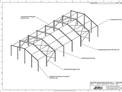 Konstrukjca Hala 18 x 35 meter (630m2)