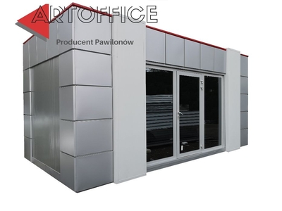 Pawilon Handlowy Kantor Kiosk Komis Biuro Showroom Palarnia 4x3 m