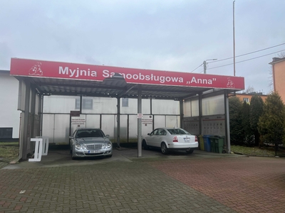 Wiata pod myjnie samochodowa