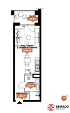 1-pokojowe mieszkanie 31m2 + taras Bez Prowizji