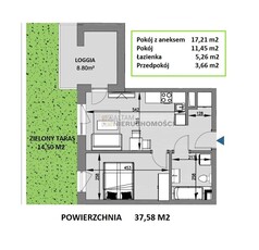 38m2 Loggia+Zielony Taras|Wysoki Standard|2025|0%