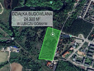 Działka pod zabudowę WIELORODZINNĄ nad Drwęcą w LUBICZU GÓRNYM