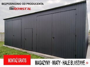 Garaż Blaszany GRAFIT 10x6 - Wita - Hala - Magazyn - Romstal a39v9