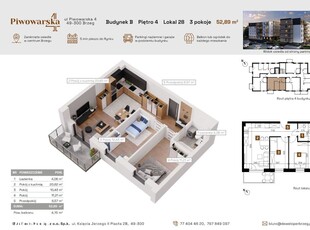 2-pokojowe mieszkanie 48m2 + loggia Bez Prowizji