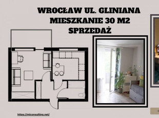 Mieszkanie Wrocław 33.01m2 1 pok