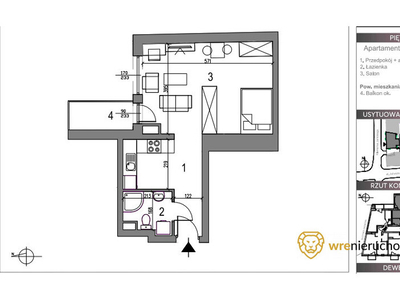 Mieszkanie na sprzedaż 37,88 m², piętro 3, oferta nr 822968