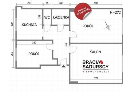 Mieszkanie na sprzedaż 64,10 m², piętro 3, oferta nr BS2-MS-299538-2