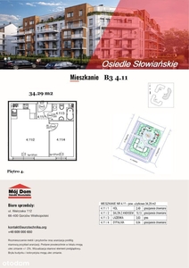 3 pokojowy apartament - Projekt Redena