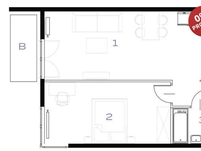 Mieszkanie do sprzedania Kraków 50.12m2 2 pokoje