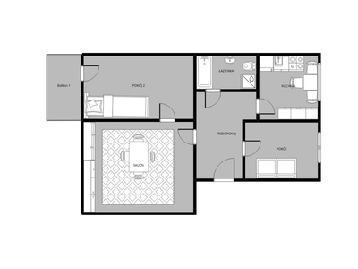 Funkcjonalne 2-pok. 39 m2 - Staromieście - Niecia