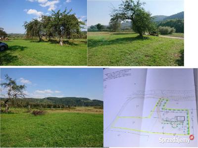 Działka z Sadem nad rzeką Dunajec