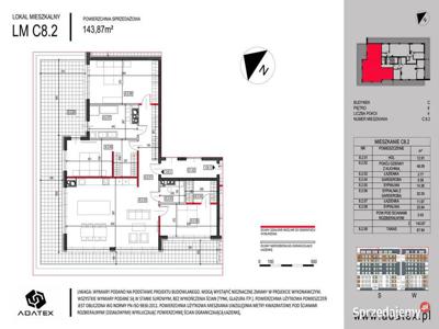 Osiedle Nowa Dąbrowa Mieszkanie 143,87 m2 LM C8.2 budynek C