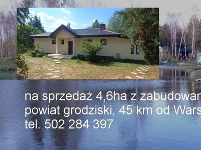 posiadłość 4,6ha z zabudowaniami