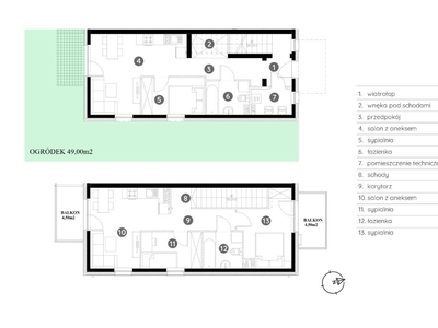 Mieszkanie 59,4 m² z garażem i komórką lokatorską