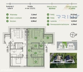 Apartament z ogródkiem, fotowoltaiką i pompą ciepła