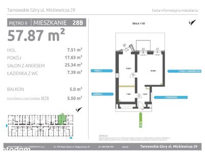 2 pokojowe mieszkanie zachodnie z balkonem