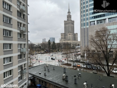 2 pokoje z widokiem na PkiN przy metrze