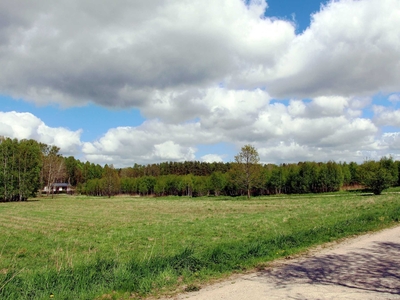 Działka budowlana nad stawem - Brzeziniec