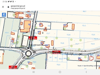 Działka w Piotrowicach 3,7km od Nałeczowa Numer działki 173/8.