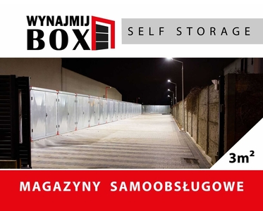 Magazyn samoobsługowy, self storage, wynajem, schowek Warszawa 3m2