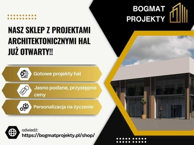 Projekty hal stalowych - BOGMAT