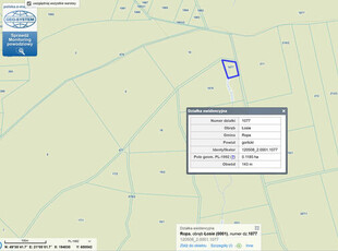 Grunt leśny 1,4 ha woj. małopolskie, pow. gorlicki, gm. Ropa