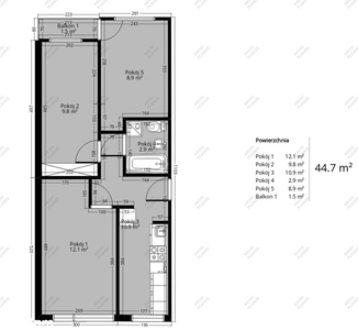 Apartament 0M1, bud.B