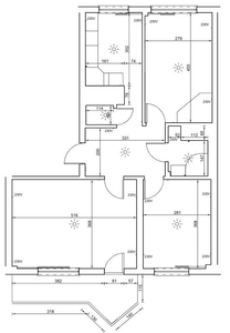 Dwustronne 3 pokojowe mieszkanie - Parter, Sianów