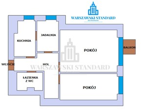 Wygodne 3 pokoje z balkonem do aranżacji - Mokotów