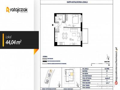 Sprzedaż mieszkania Gdańsk Potęgowska 44.04m2 2 pokoje