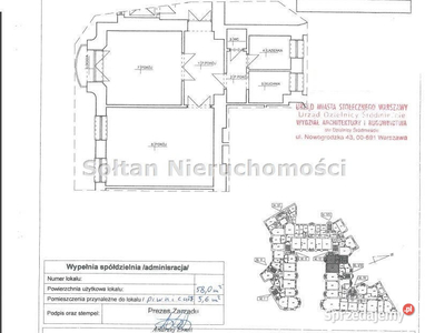 Mieszkanie Warszawa Mokotowska 60m2 2-pok